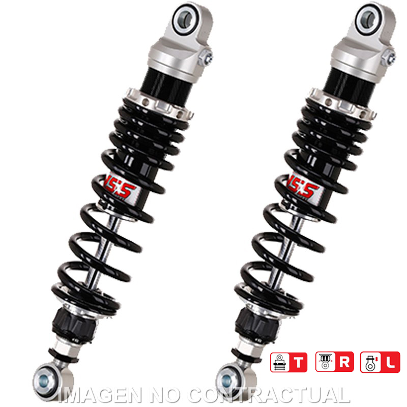 Federbein Z362-Serie Stereo hinten passend für Yamaha XJ 650 T Turbo (82-84) RZ362-320TRL-33-88