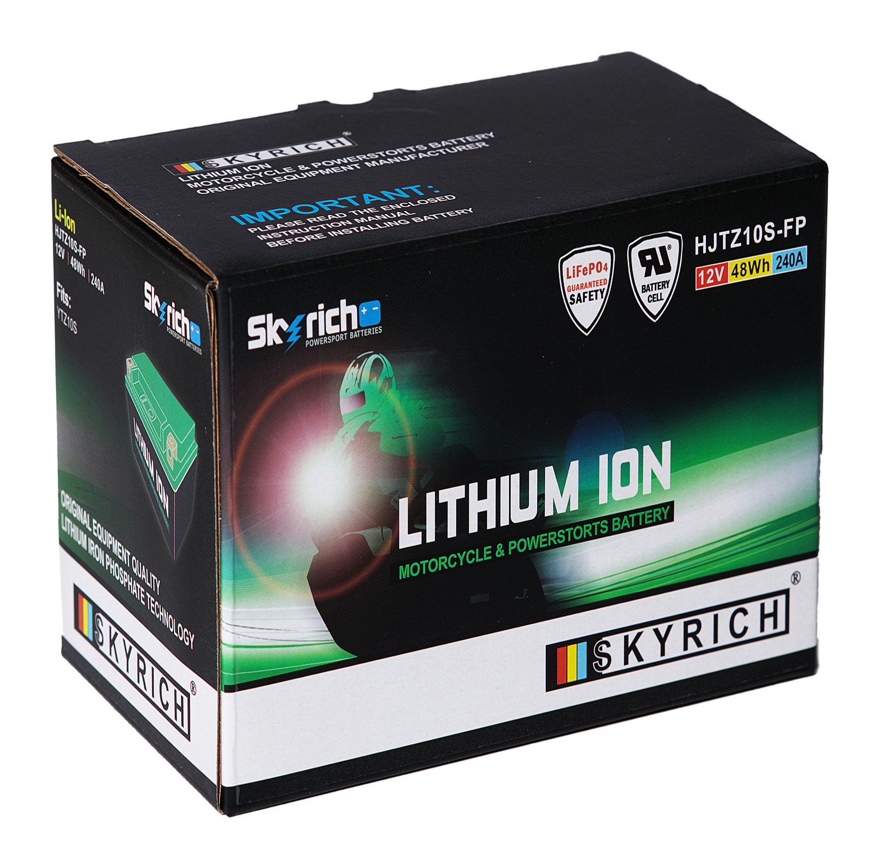 Batterie SKYRICH HJTZ10S-FP [150x87x93] 12,8V/4AH (10 Std.), 48Wh, CCA: 240