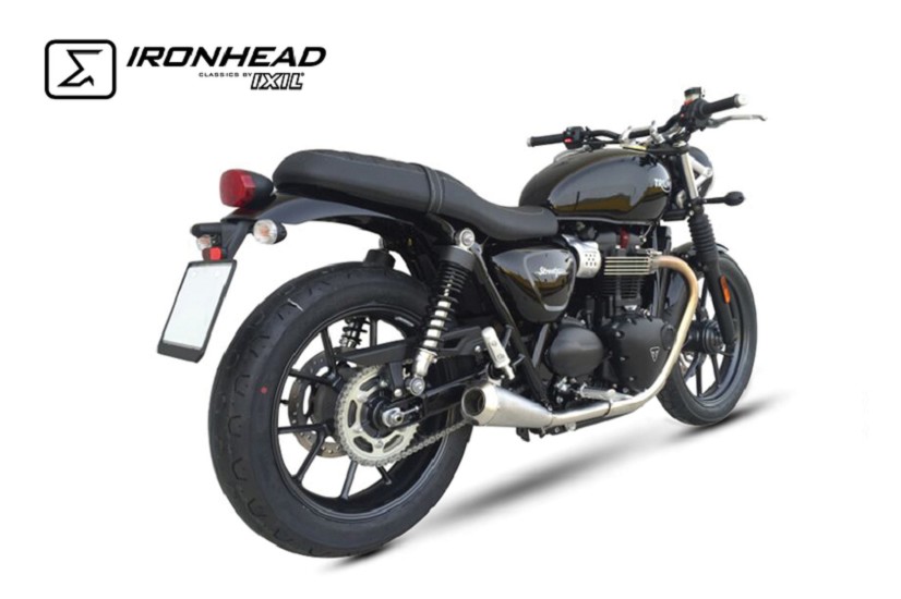 IXIL Endschalldämpfer FULL LINE, Kompatibel mit TRIUMPH Street Twin 900 EFI ABS, (DP01), 16-18, (Euro4)