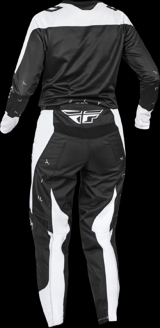 FLY RACING F-16 Damen-Hose - Schwarz/Weiß FLY RACING F-16 Damen-Hose - Schwarz/Weiß