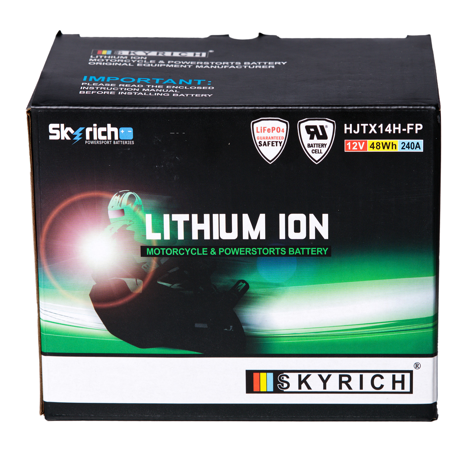 Batterie SKYRICH HJTX14H-FP [150x87x93] 12,8V/4AH (10 Std.), 48 Wh, CCA: 240