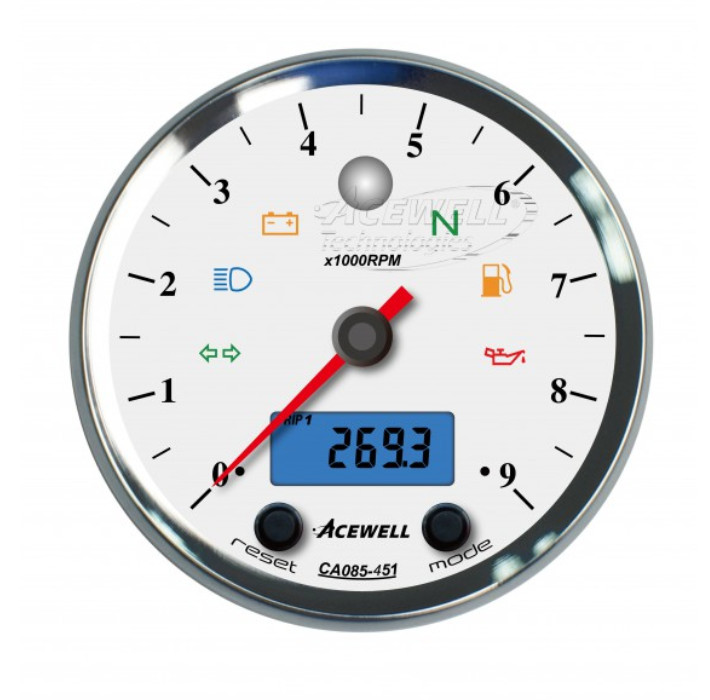 ACEWELL Analog DZM 9000rpm Digital Tacho ACEWELL Analog DZM 9000rpm Digital Tacho
