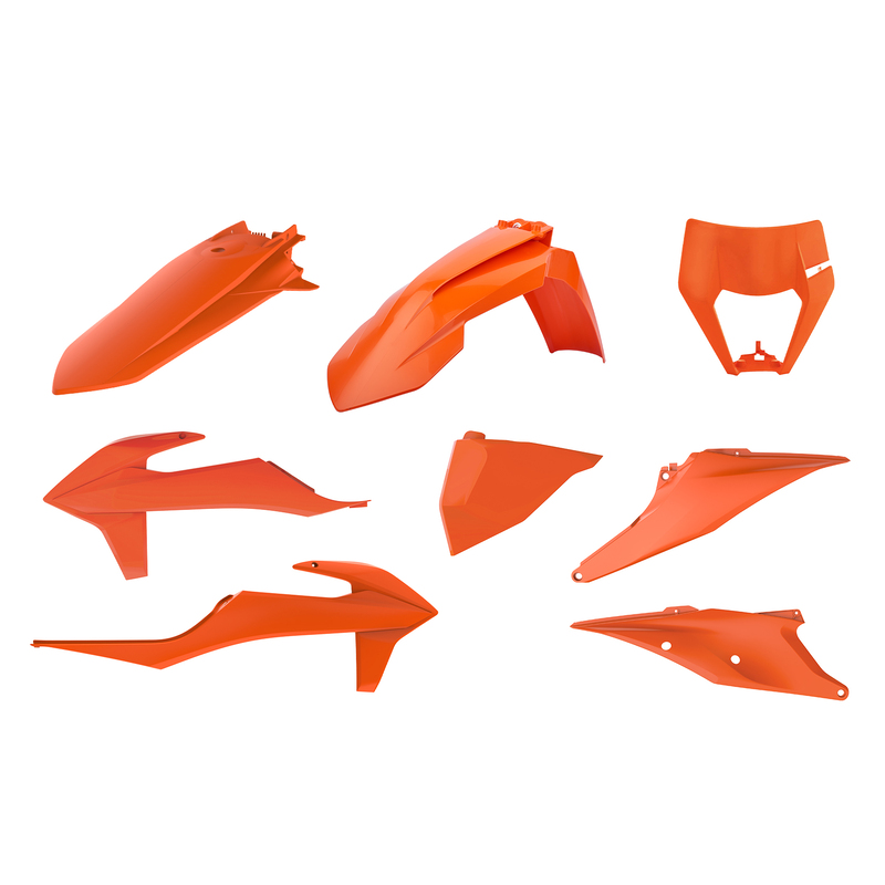 POLISPORT Kunststoff-Kit - Orange/Orange