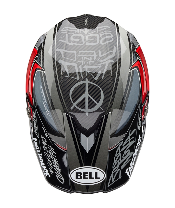 BELL Moto-10 Spherical Mips Helm - Fasthouse DITD 25 Gloss Gray/Red