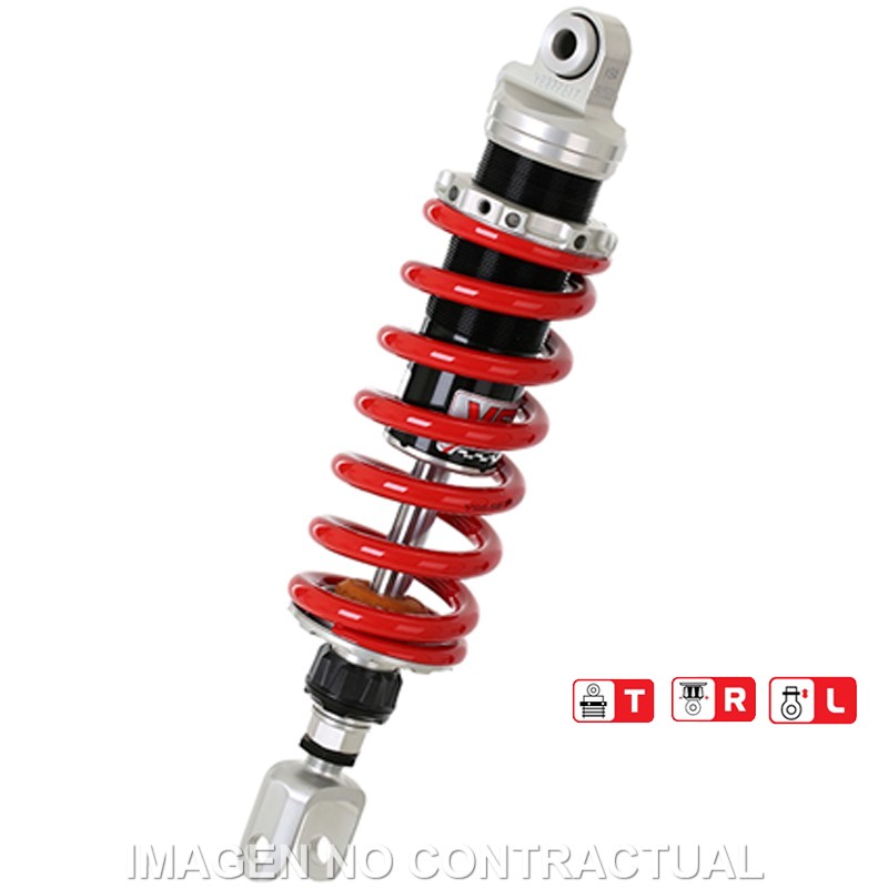 Federbein Z456-Serie Mono hinten passend für Kawasaki ZX-7R/RR, ZX-9R, ZXR 750 /R/RR MZ456-350TRL-08-85