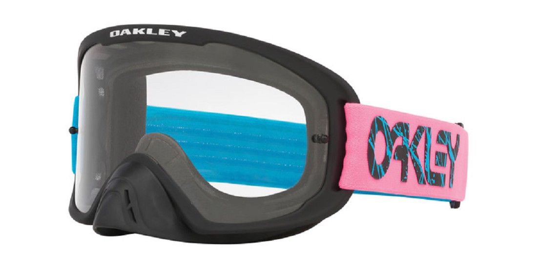 OAKLEY O-Frame 2.0 Pro MX Heritage Brille - 2 Stroke Blue Pink Klar Glas