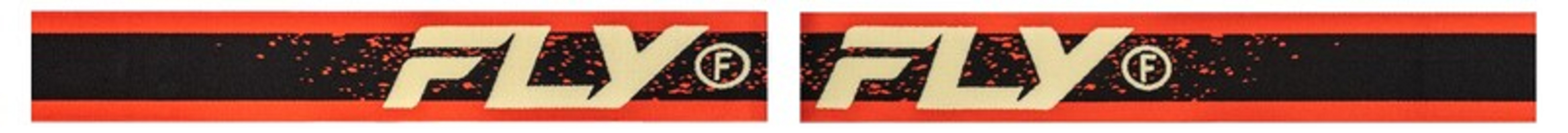FLY RACING Brille Zone Schwarz/Rot/Cream - Silber verspiegelt/Glas rauchgrau