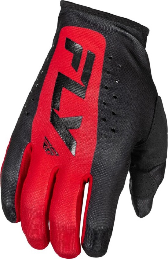 FLY RACING Lite Jugend Handschuhe- Schwarz/Rot