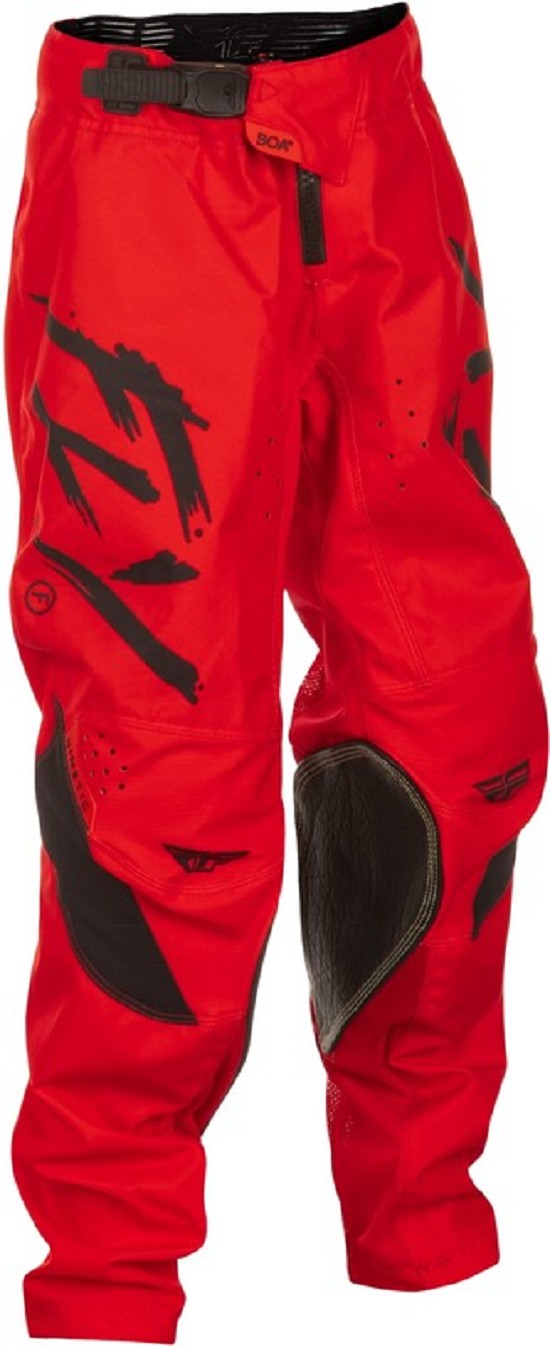 FLY RACING Kinetic Stoke Jugendhose- Rot/Schwarz FLY RACING Kinetic Stoke Jugendhose- Rot/Schwarz