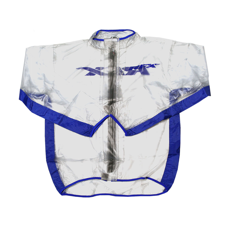 RFX Sport Regenjacke (Transparent/Blue) Erwachsene Größe L