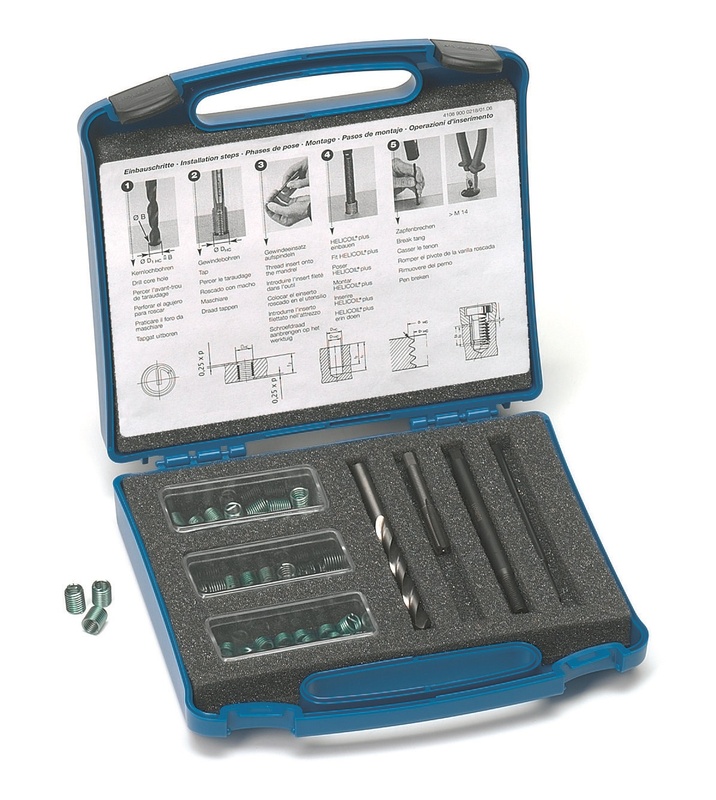 HELICOIL M8x1,00 Helicoil® Plus Gewindereparatursatz HELICOIL M5x0,80 Helicoil® Plus Gewindereparatursatz