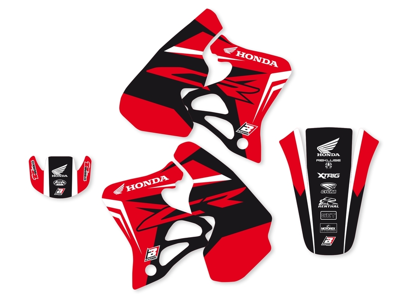 BLACKBIRD Dream Graphic 4 Deko-Kit passend für Honda CR125/250R