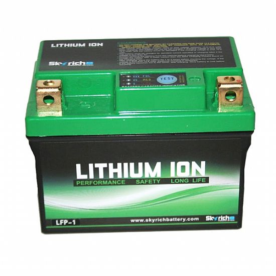 Batterie SKYRICH LFP-01 [107x56x85] 12,8V/2,4AH (10 Std.), 28,8 Wh, CCA: 144