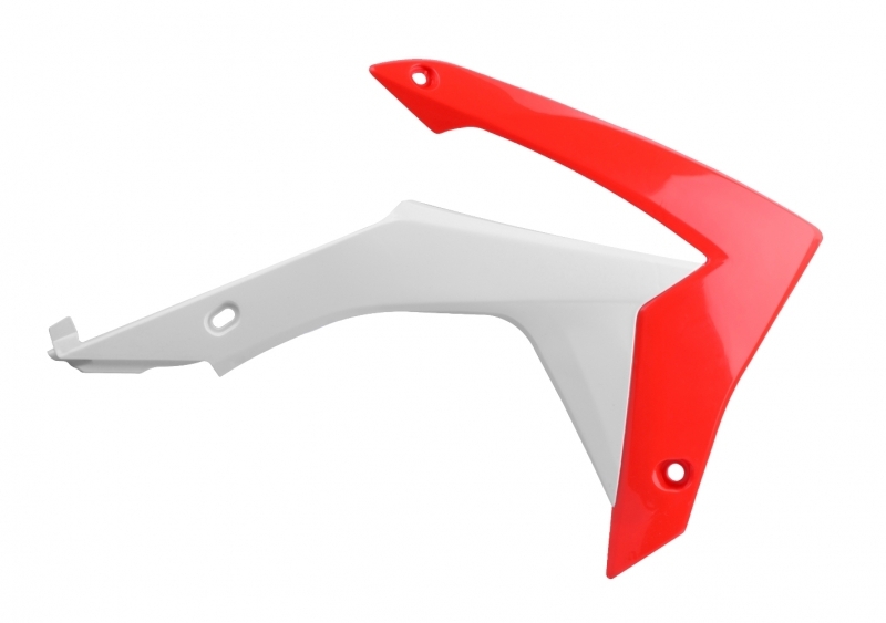 POLISPORT Kühlerspoiler seitlich CRF450R 13- Rot/Weiß
