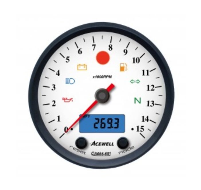 ACEWELL Analog DZM 15000rpm Digital Tacho ACEWELL Analog DZM 15000rpm Digital Tacho