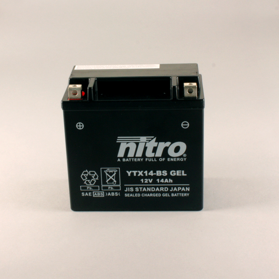 Batterie NITRO NTX14 SLA (WC) Gel 12V/12Ah [150x87x145] CCA=200A