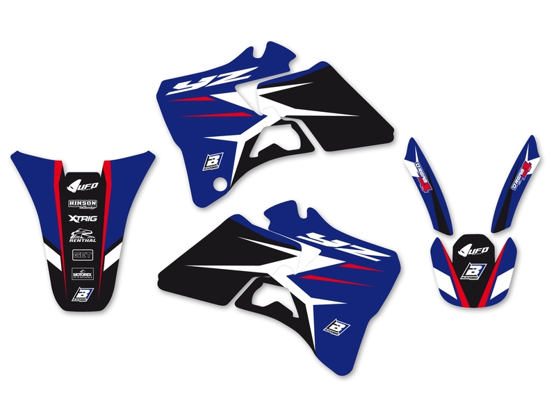 BLACKBIRD Dream Graphic 4 Deko-Kit passend für Yamaha YZ125/250