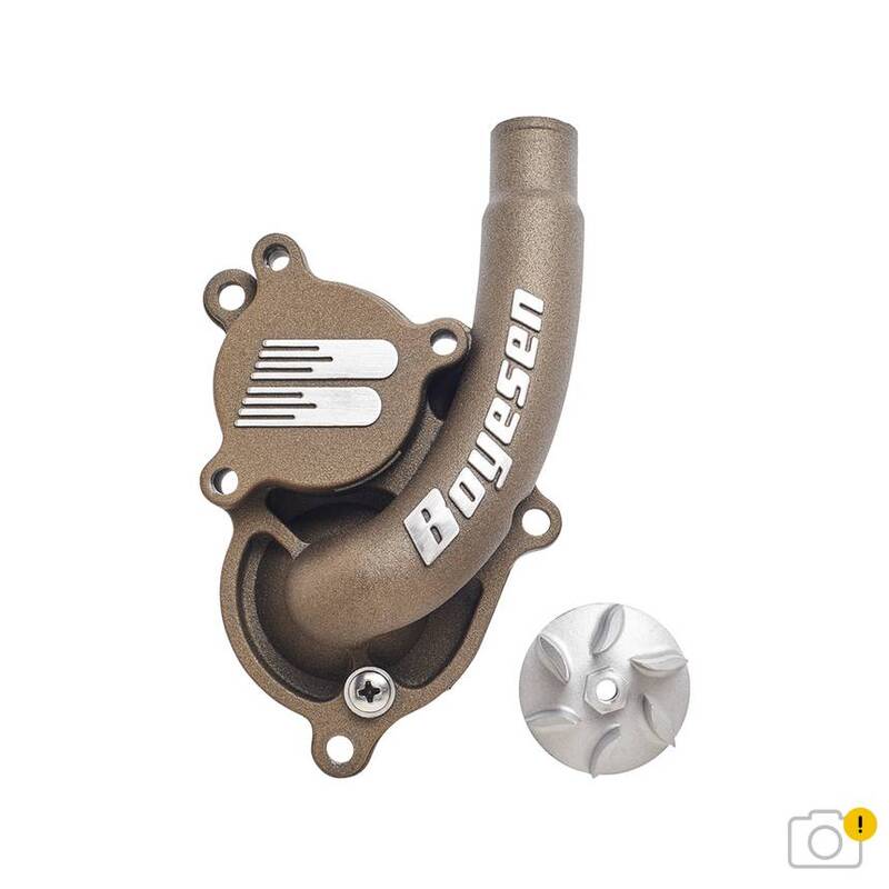 BOYESEN SuperCooler Wasserpumpendeckel + Impeller-Kit - Magnesium