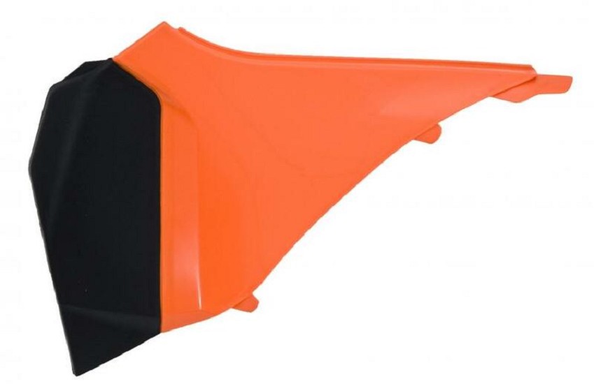 LUFTFILTERABDECKUNGEN LINKS RACETECH ORANGE/SCHWARZ passend für KTM LUFTFILTERABDECKUNGEN LINKS RACETECH ORANGE/SCHWARZ passend für KTM