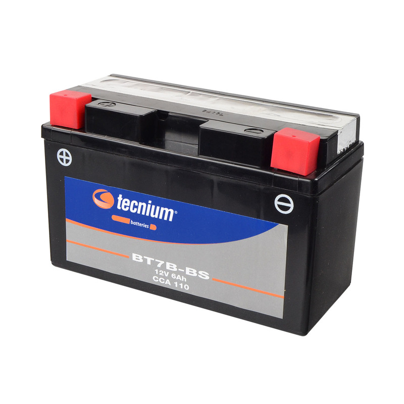 TECNIUM Wartungsfreie Batterie mit Säurepack - BT7B-BS