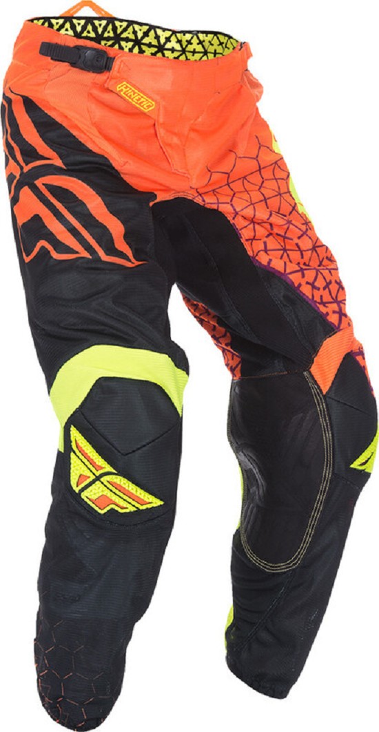 FLY RACING Kinetic Trifecta Mesh Hose - Neon Orange/Schwarz FLY RACING Kinetic Trifecta Mesh Hose - Neon Orange/Schwarz