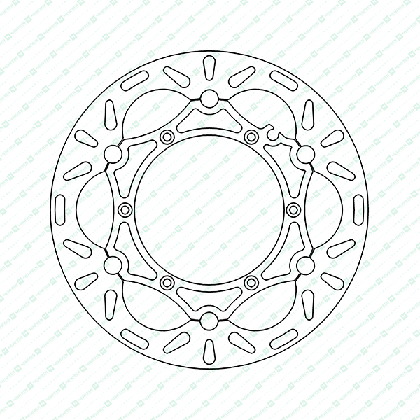 Bremsscheibe DF5114AF (3 mm) ,schwimmend Ø aussen/innen: 270/127,1 mm, Lochkreis: 143 mm 6-Loch (6,6 mm) Bremsscheibe DF5114AF (3 mm) ,schwimmend Ø aussen/innen: 270/127,1 mm, Lochkreis: 143 mm 6-Loch (6,6 mm)