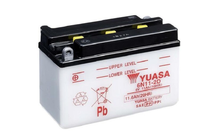 YUASA Blei/Säure Batterie ohne Säurepack - 6N11-2D