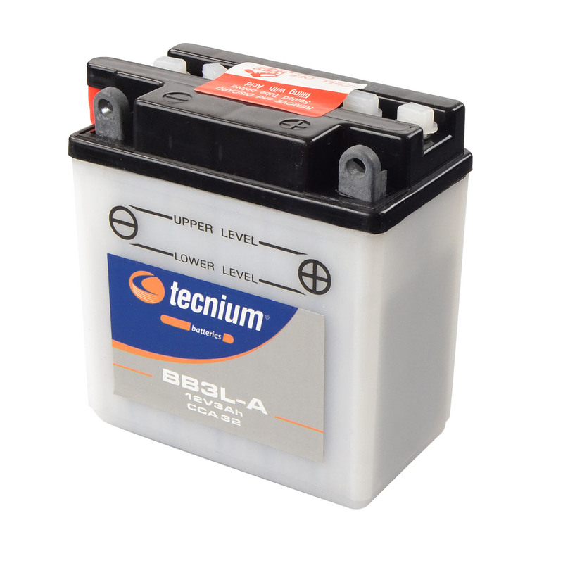 TECNIUM Blei/Säure Batterie mit Säurepack - BB3L-A TECNIUM Blei/Säure Batterie mit Säurepack - BB3L-A