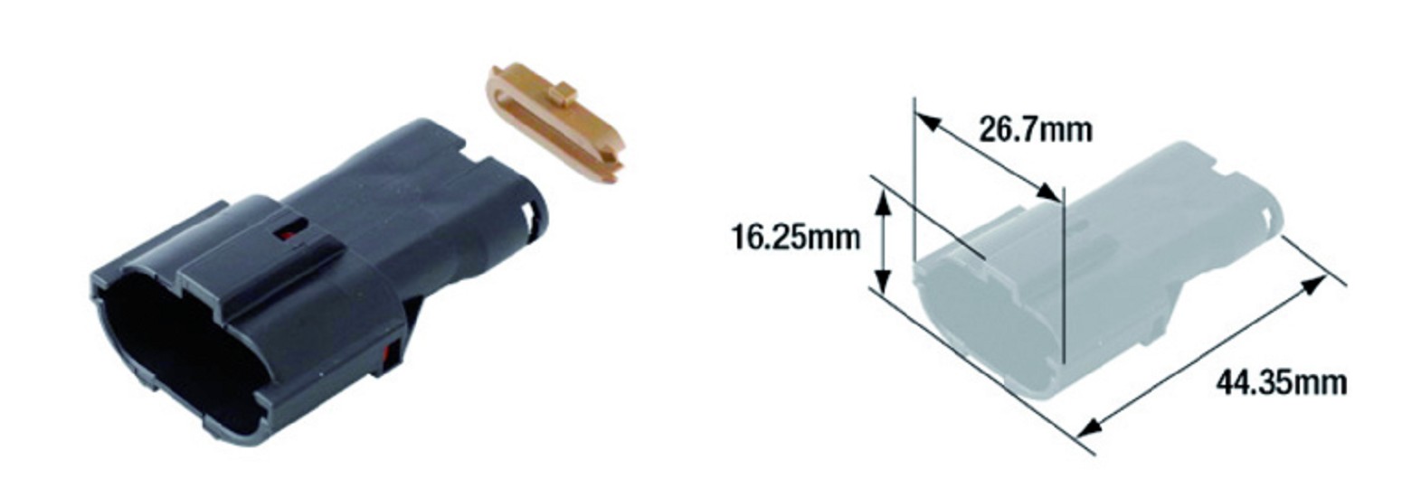 TOURMAX Steckverbinder weiblich wasserdicht Typ 070 (FRY)