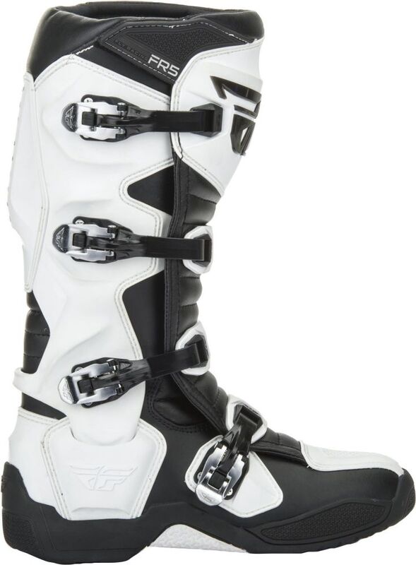 FLY RACING FR5 Boots White Sz 07