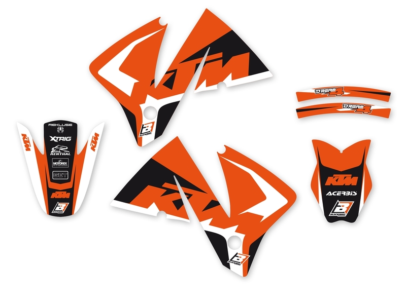 BLACKBIRD Dream Graphic 4 Deko-Kit passend für KTM