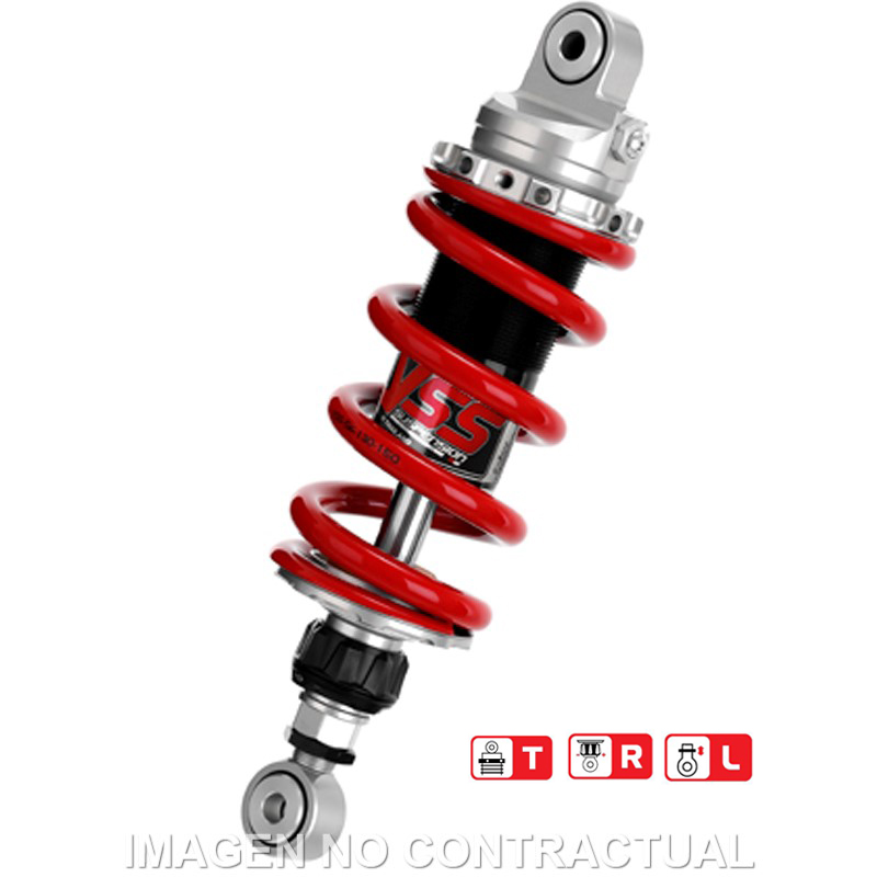 Federbein Z456-Serie Mono hinten passend für DUCATI Monster 795 (10-14), 796 (11-14) MZ456-280TRL-16-85