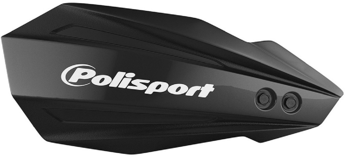 POLISPORT MX Bullit Handschützer Schwarz - passend für Kawasaki KX250 / 450