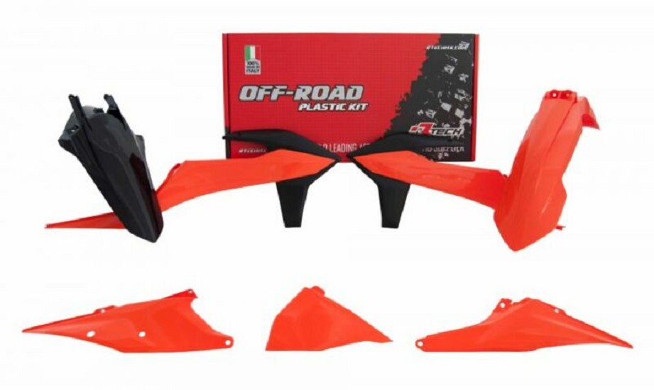RACETECH Plastik-Kit Originalfarbe (2020) passend für KTM RACETECH Plastik-Kit Originalfarbe (2020) passend für KTM
