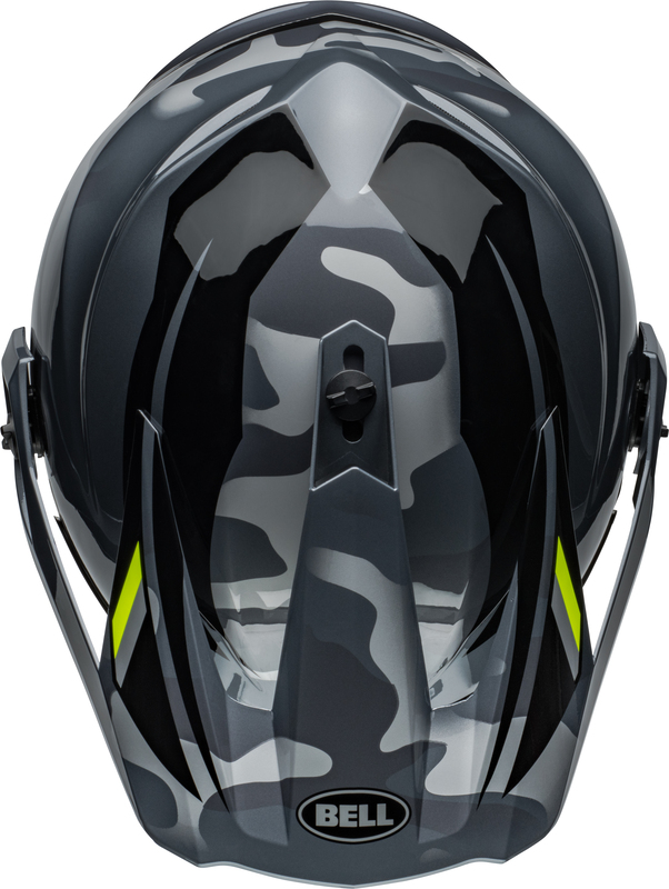 BELL MX-9 Adventure MIPS Helm - Alpine Gloss Met Gray/Camo