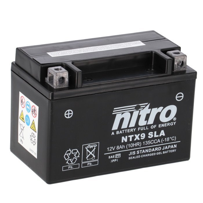 Batterie Nitro NTX9 / YTX9 8 AH GEL