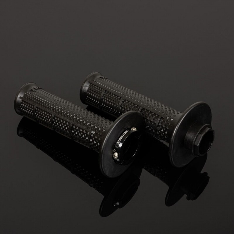 RENTHAL MX R-Works Lock-On UltraTacky™ Tapered Griffe - Half Waffle