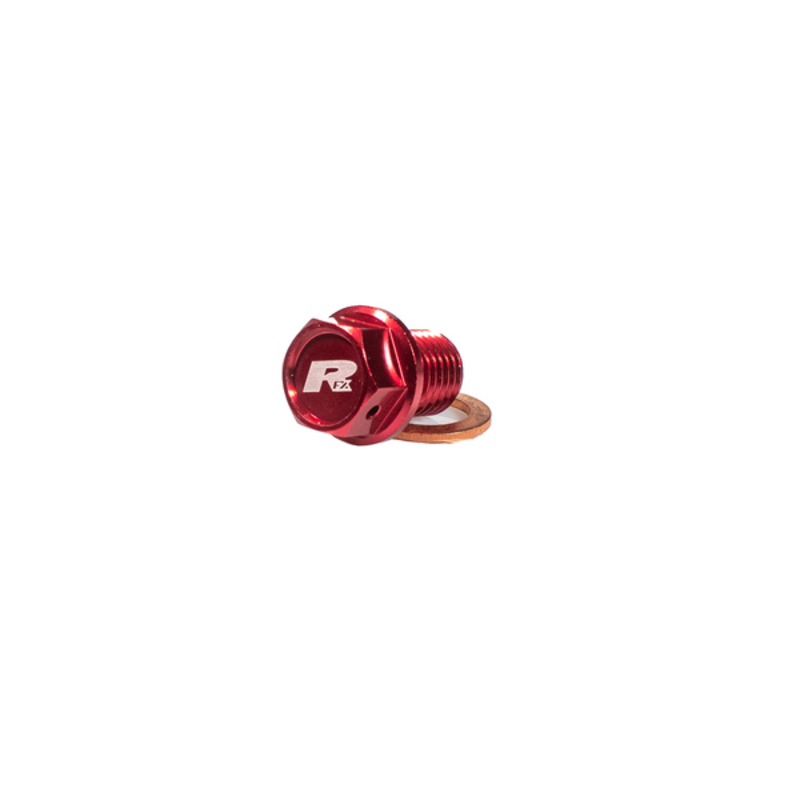 RFX Magnetische Ablassschraube (Rot) [M8 x 20mm x 1,25]