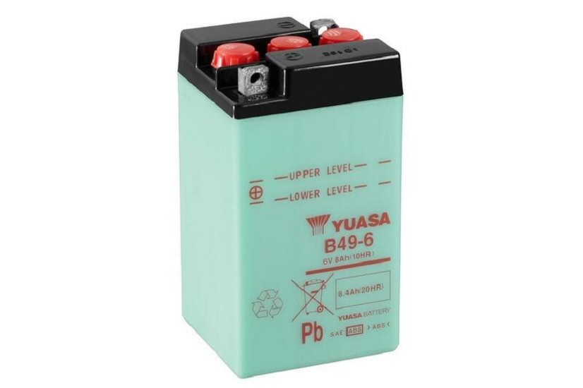 YUASA Blei/Säure Batterie ohne Säurepack - B49-6 YUASA Blei/Säure Batterie ohne Säurepack - B49-6