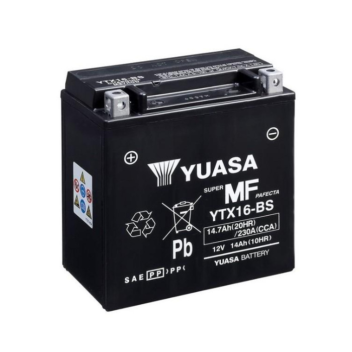 Batterie YUASA YTX16-BS 14 AH MF Batterie YUASA YTX16-BS 14 AH MF