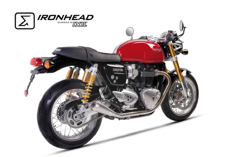 IXIL Endschalldämpfer Kompatibel mit TRIUMPH Thruxton 1200, 16-