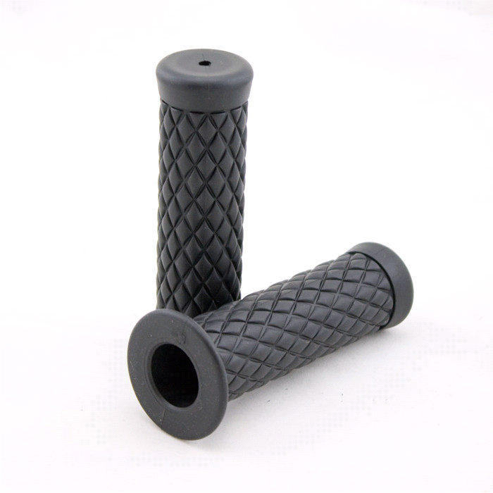 Choppergriff Diamond schwarz 7/8-22 mm