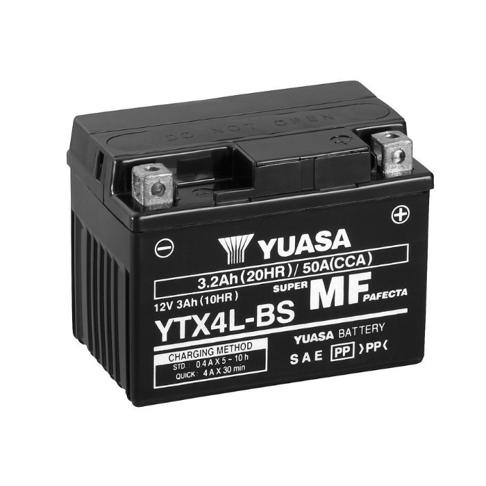 Batterie YUASA YTX4L-BS 3 AH MF