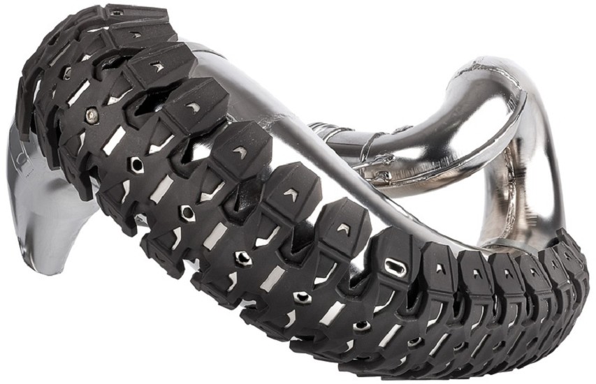 POLISPORT Armadillo Auspuff-Protektor schwarz