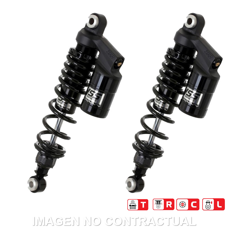 Federbein G362-Serie Stereo hinten Black Edition passend für Honda CB 750 Seven Fifty (92-03) RG362-350TRCL-21-B Federbein G362-Serie Stereo hinten Black Edition passend für Honda CB 750 Seven Fifty (92-03) RG362-350TRCL-21-B