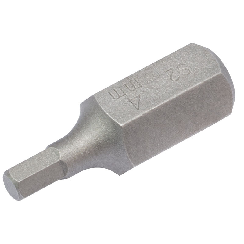 DRAPER hexagonal 4mm spare bits - Length 30mm DRAPER hexagonal 4mm spare bits - Length 30mm