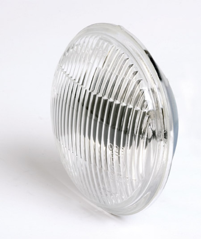 SHIN YO Nebelscheinwerfer-Einsatz 4 1/2 Zoll, geprägtes Glas, mit H3-Glühlampe.