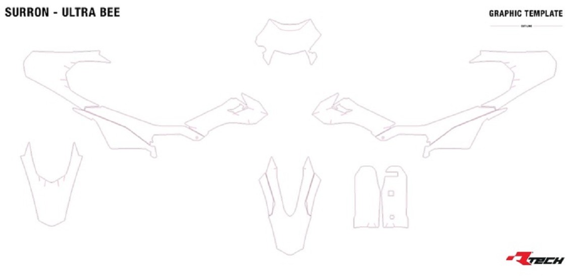 RACETECH Plastik Kit 6-teilig