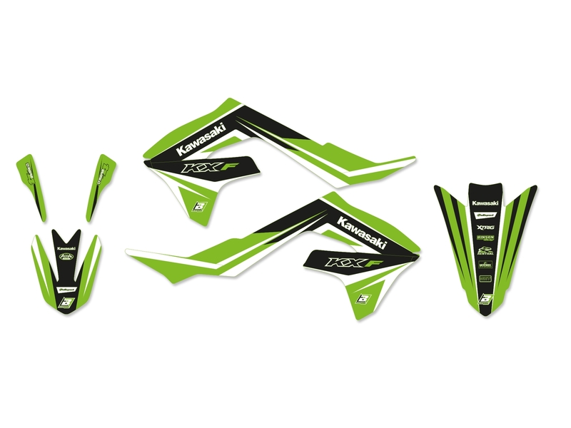 BLACKBIRD Dream Graphic 4 Deko-Kit passend für Kawasaki KX450F BLACKBIRD Dream Graphic 4 Deko-Kit passend für Kawasaki KX450F