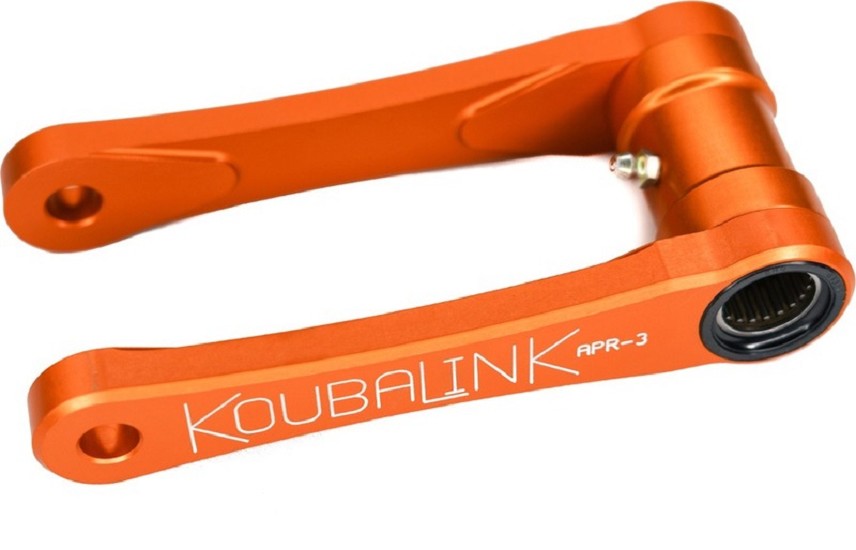 KOUBALINK Tieferlegungssatz (44.5 mm) Orange - passend für Aprilia KOUBALINK Tieferlegungssatz (44.5 mm) Orange - passend für Aprilia
